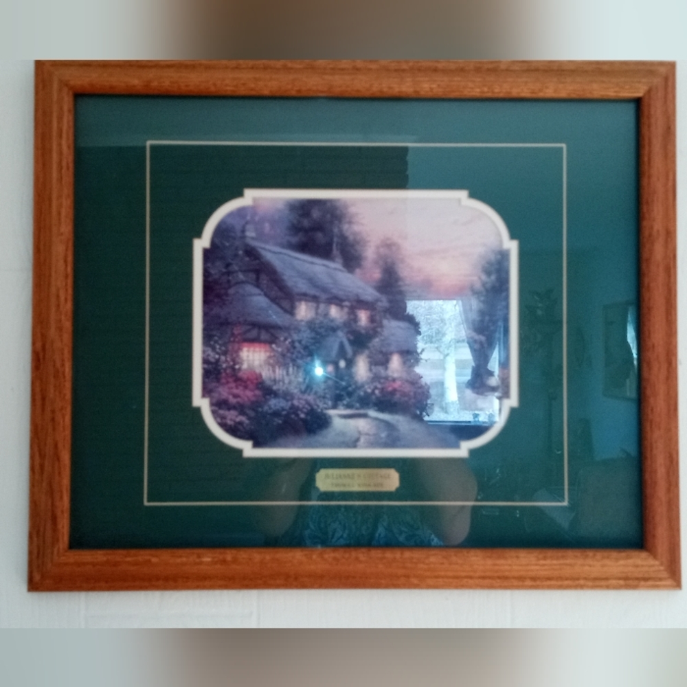 Authentic Thomas Kinkade Julianne’s Cottage picture.